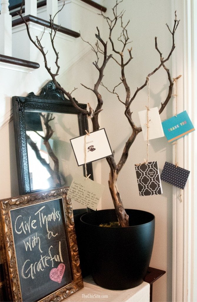 how to display cards