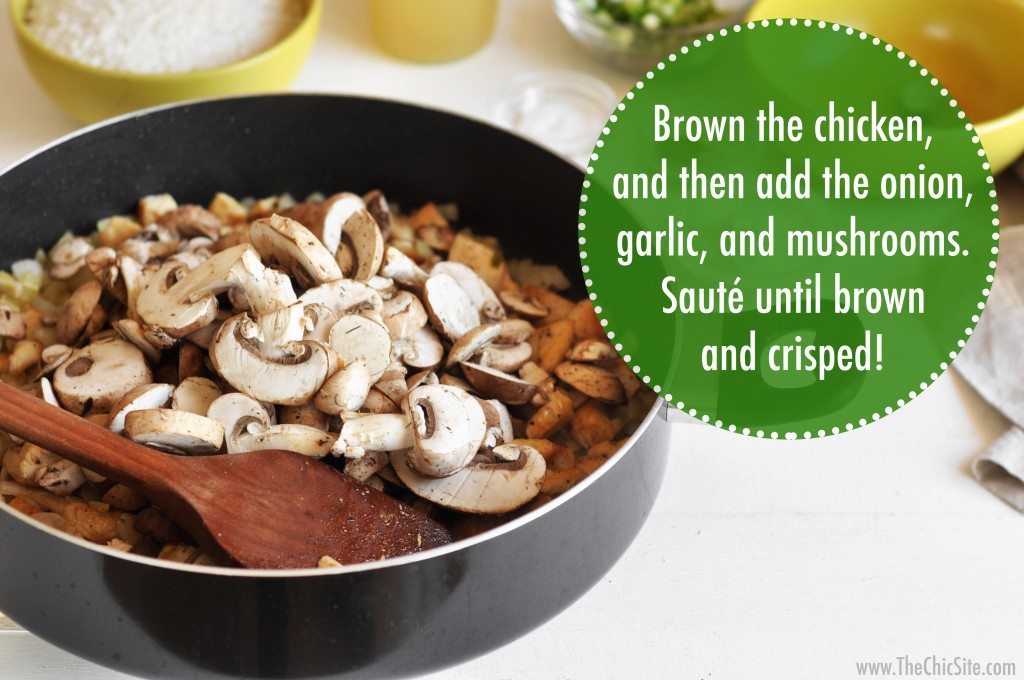 how to cook chicken and mushrooms