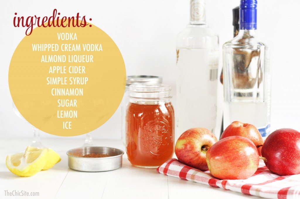 how to make apple cider martinis