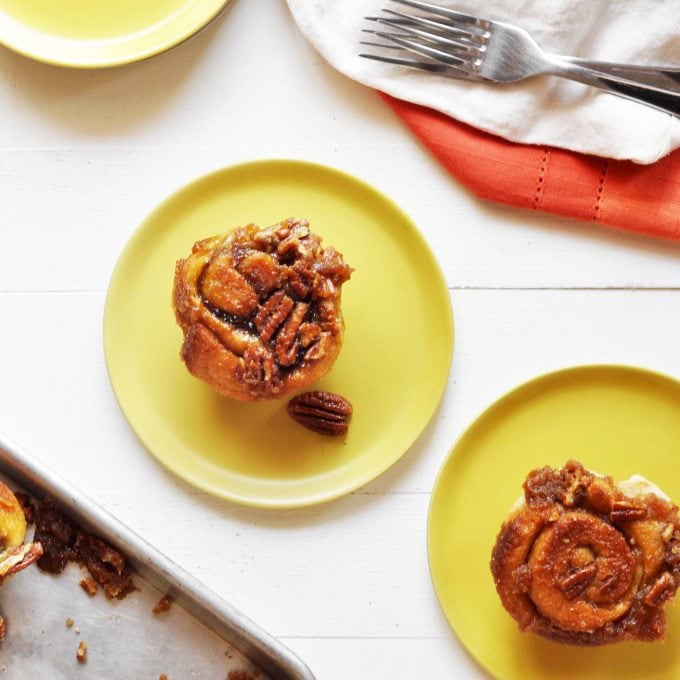 Pumpkin Pecan Pie Cinnamon Rolls