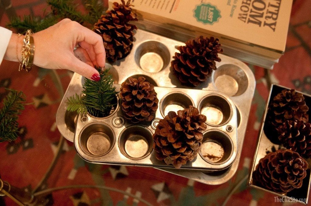 decorating with vintage tin