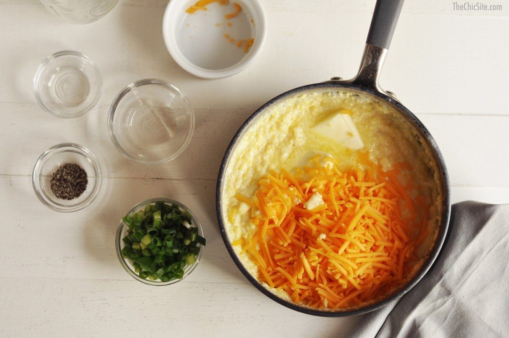 cheddar and scallion grits recipe