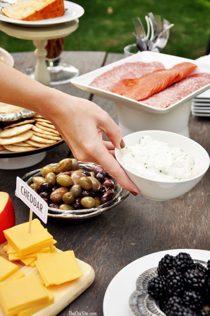 chic party tips for cheese displays