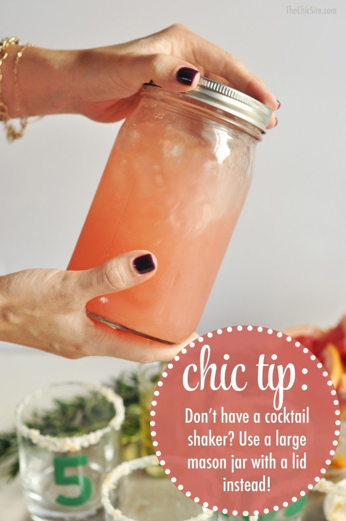 chic tip cocktail shaker