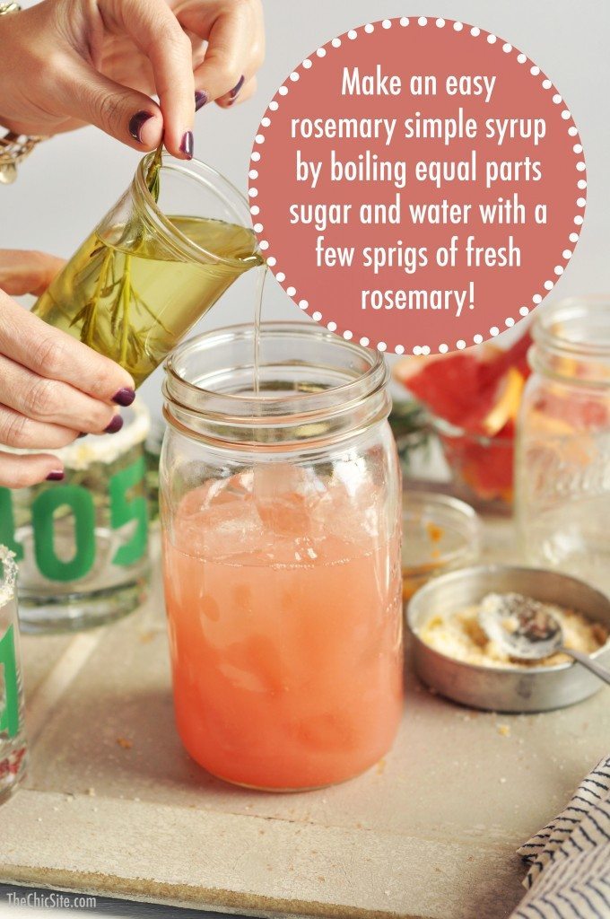 fresh rosemary simple syrup