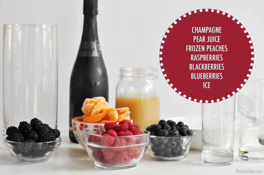 how to make champagne cocktails