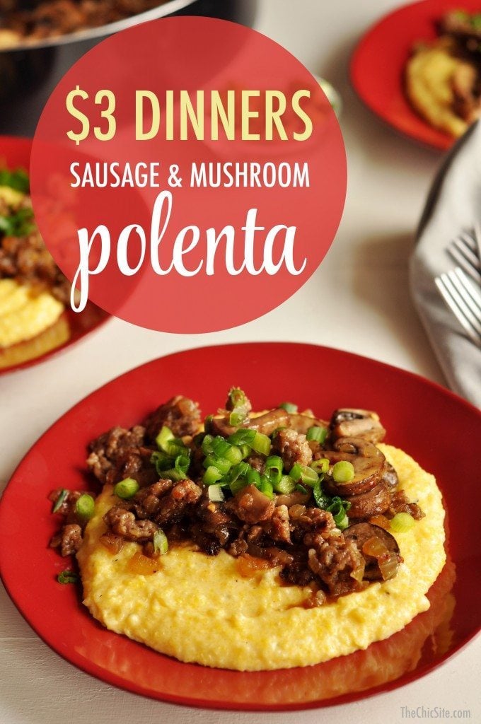 sausage and mushroom chic site recipe