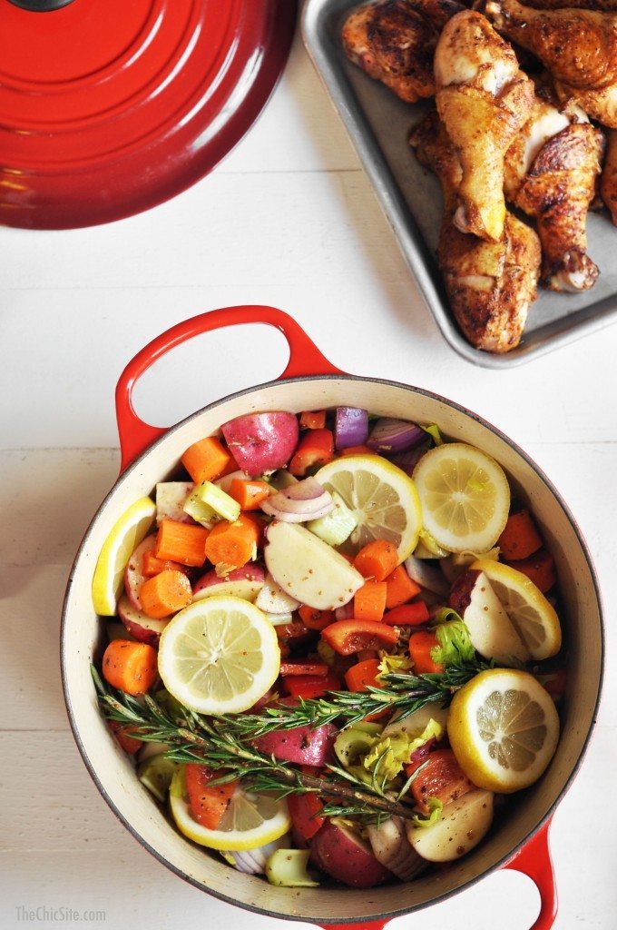 vegetables for chicken stew