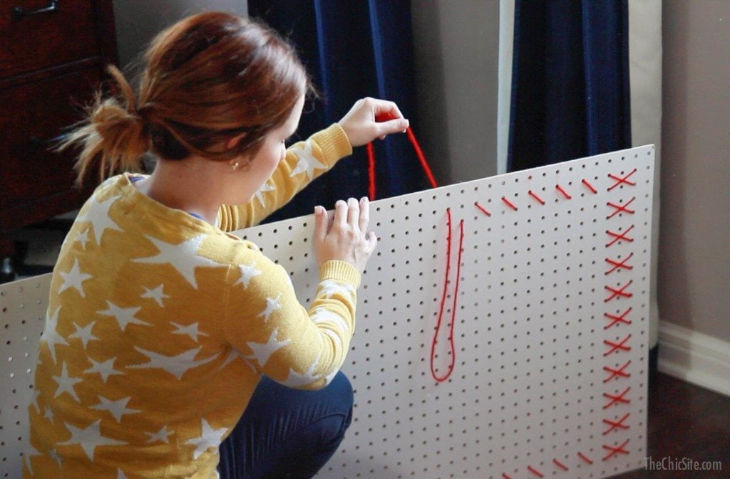 Rachel Hollis DIY Peg Board