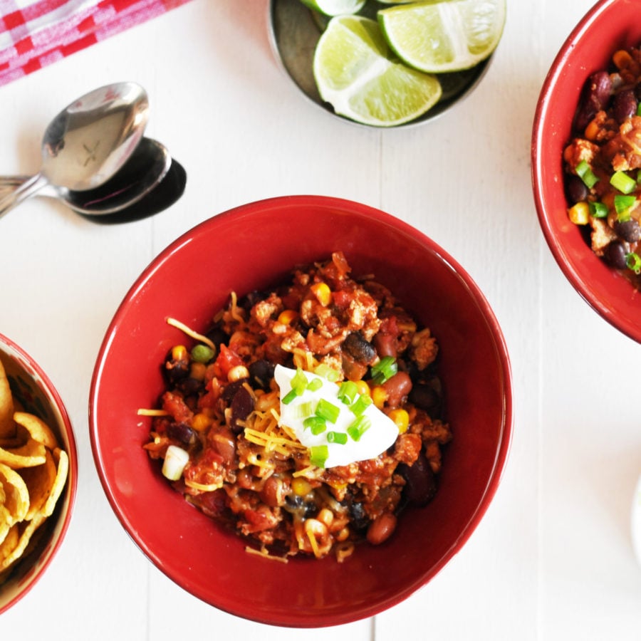 Slow Cooker Turkey Chili