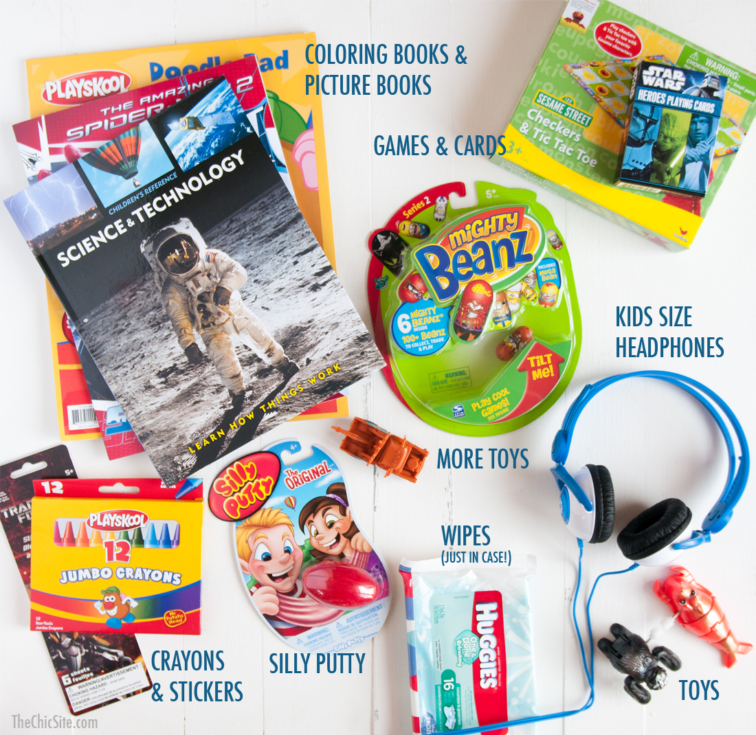 how to occupy kids on an airplane