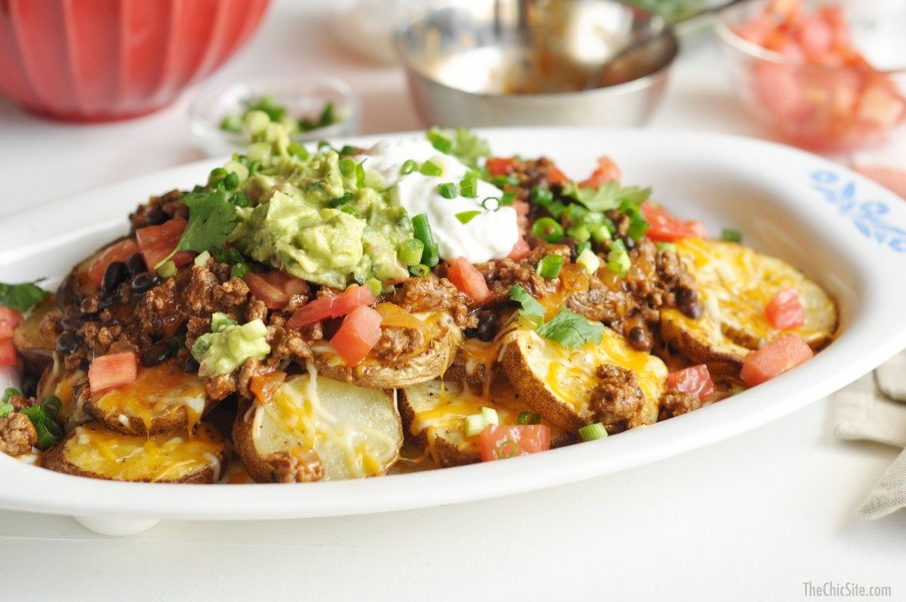 nachos with potatoes