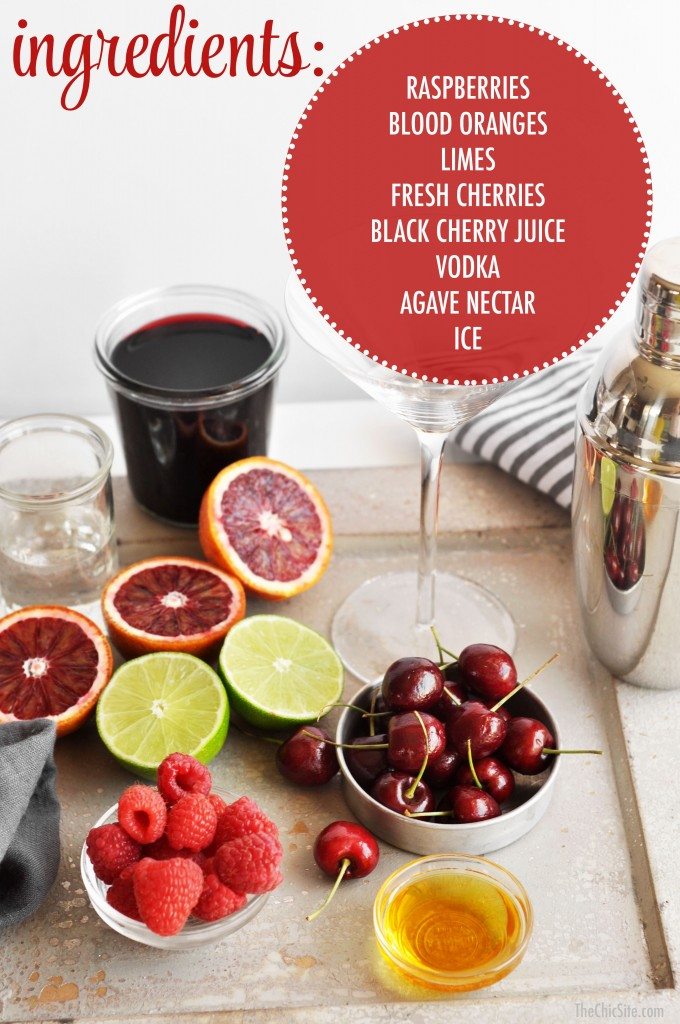 fresh fruit martinis