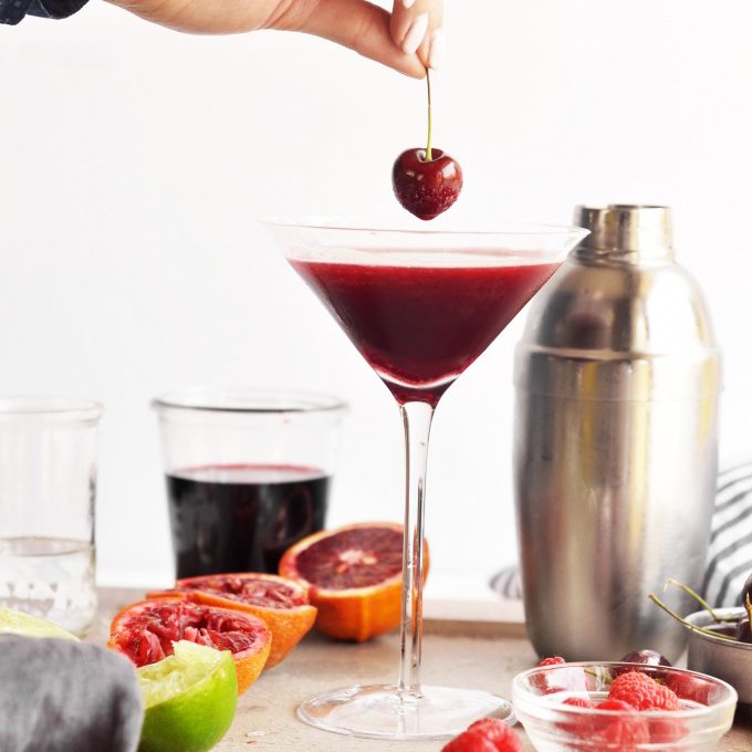 Blood Orange Martini