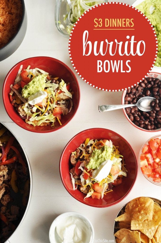 burrito bowls at home