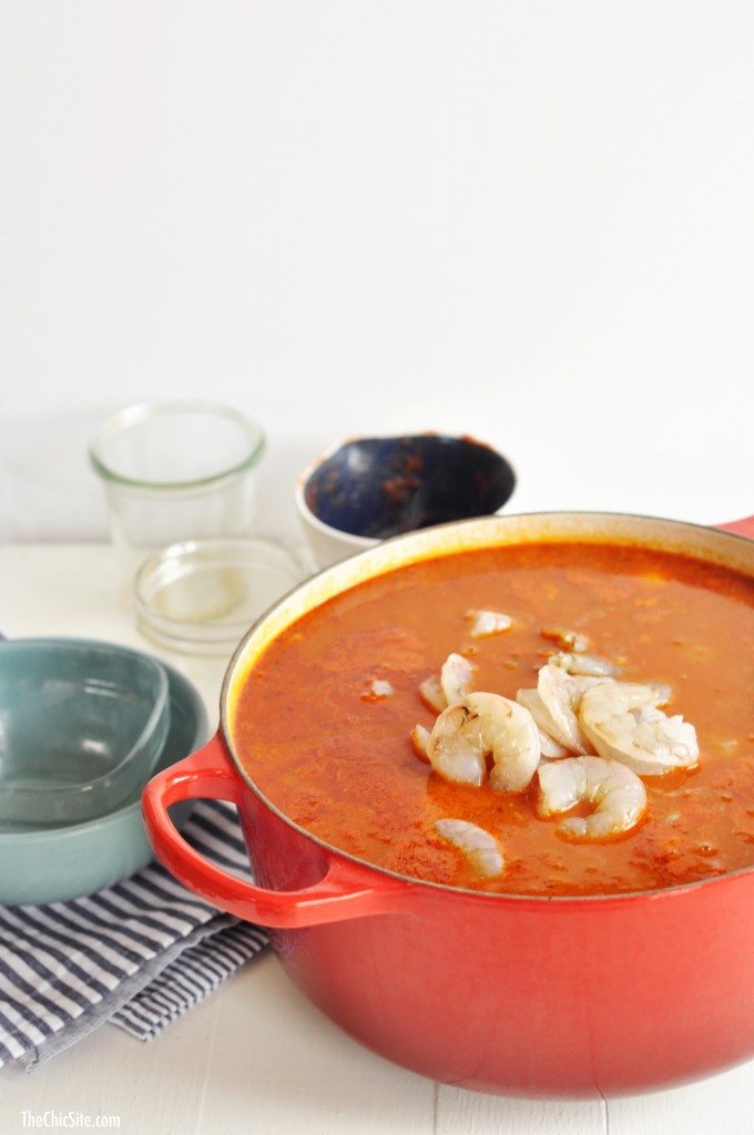 fish and shrimp soup