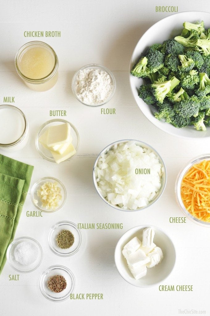how to make broccoli cheddar soup