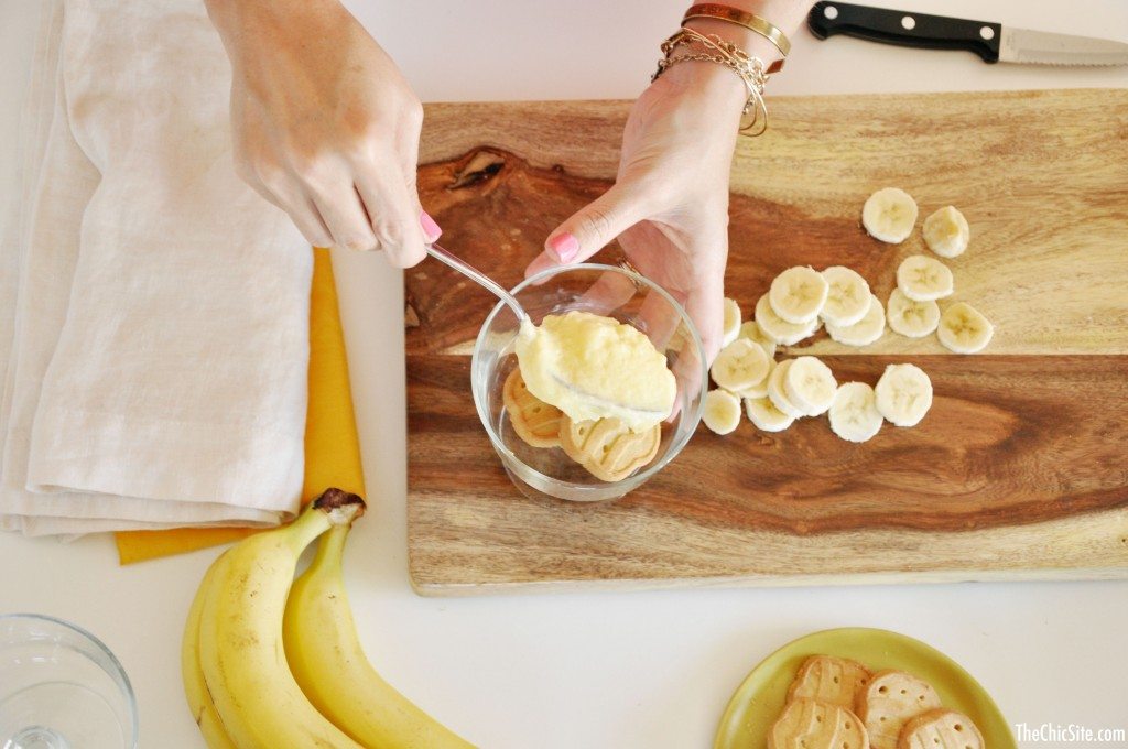 layering banana pudding