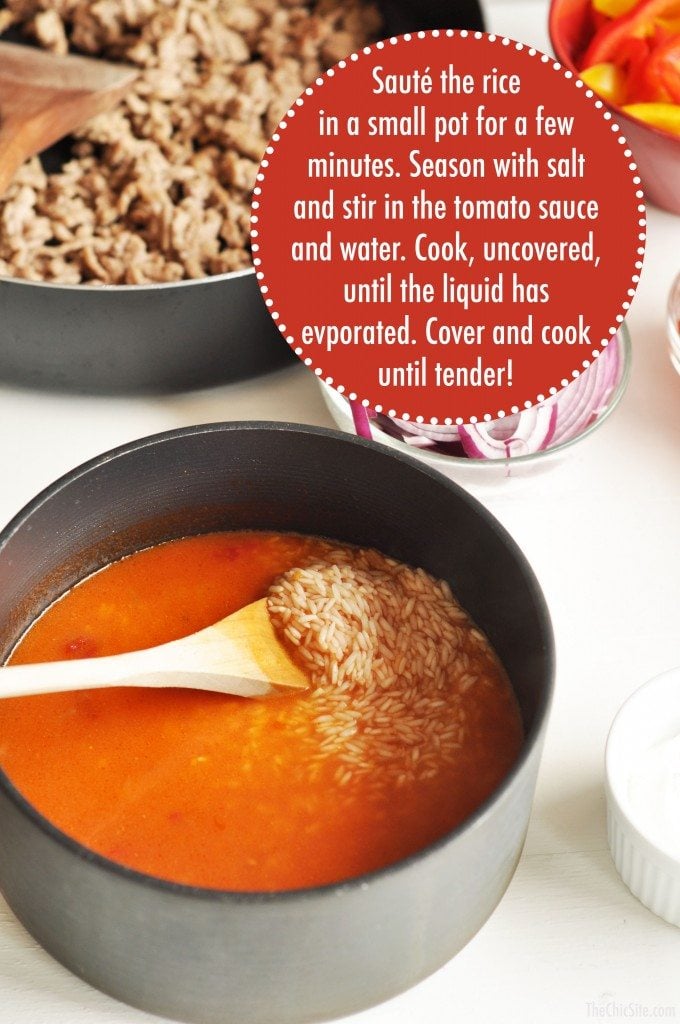 mexican restaurant red rice recipe