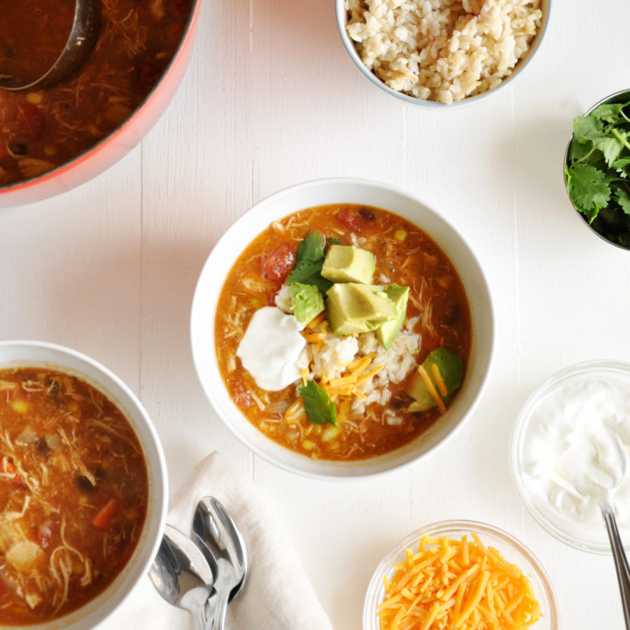 Chicken Enchilada Soup