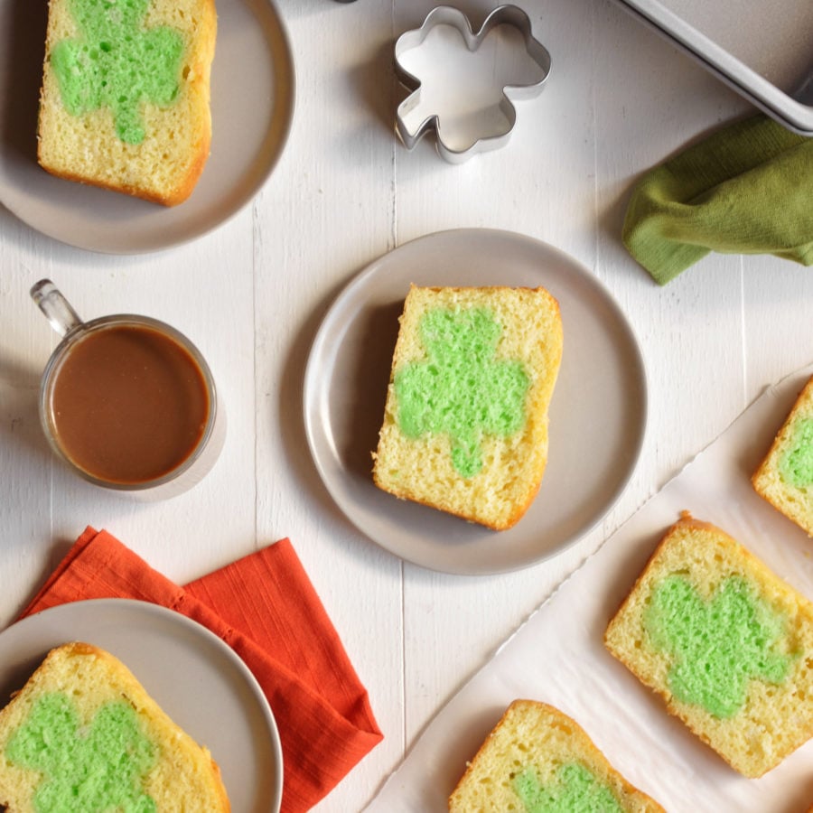 Shamrock Pound Cake