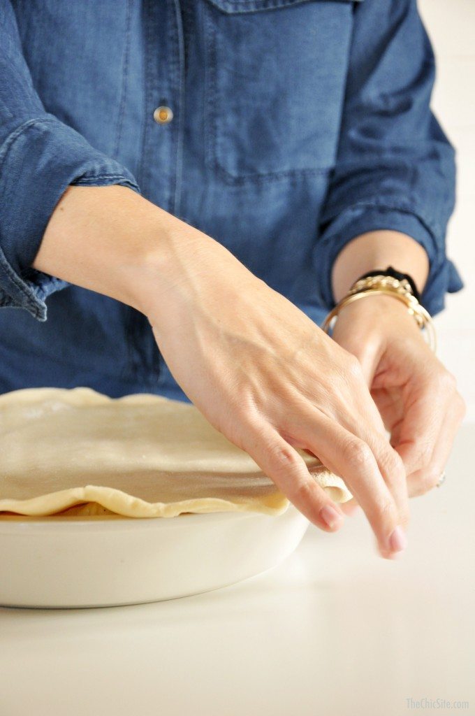 pot pie crust on top of shepherd's pie