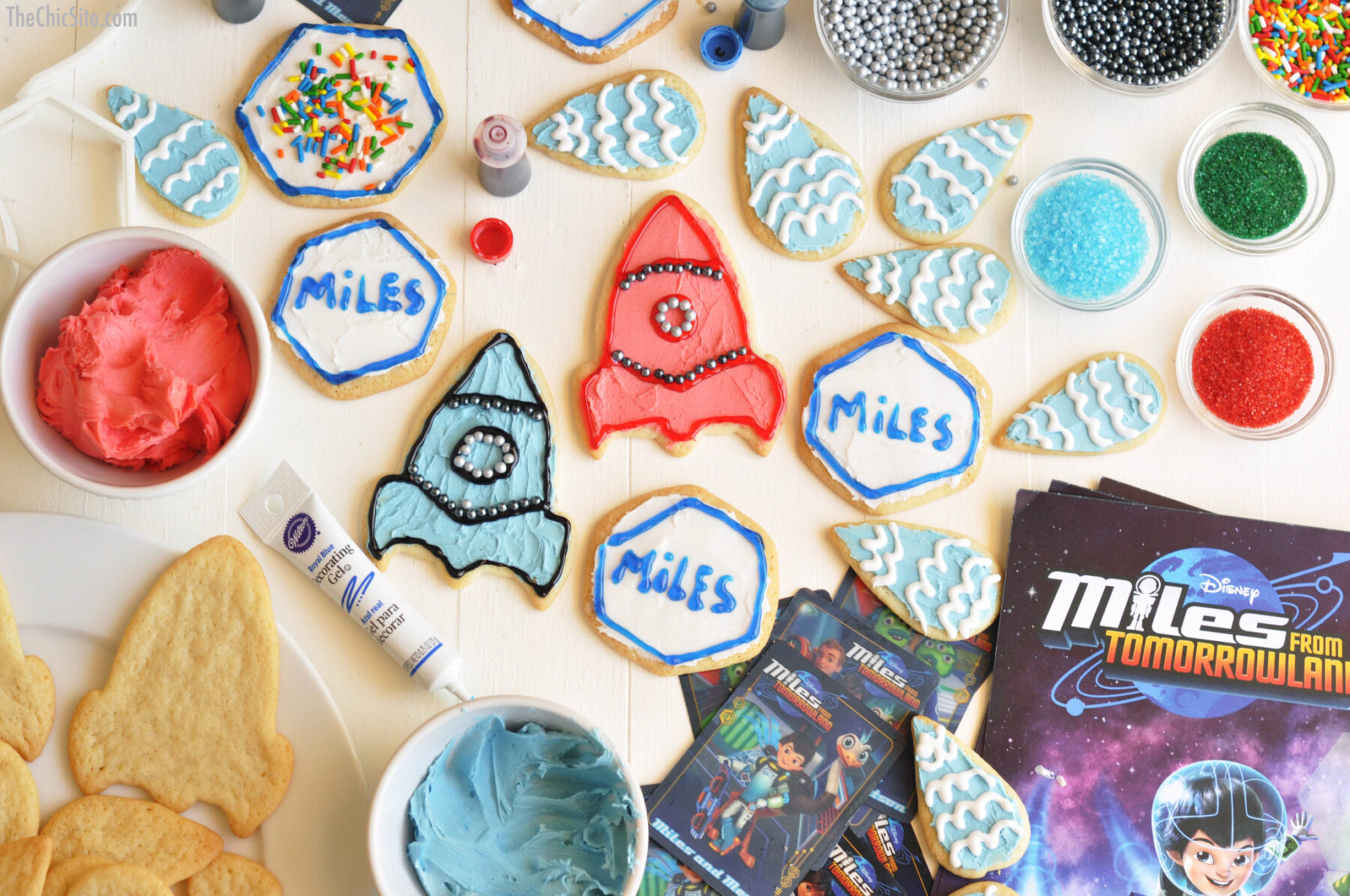 rocketship cookies miles from tomorrowland
