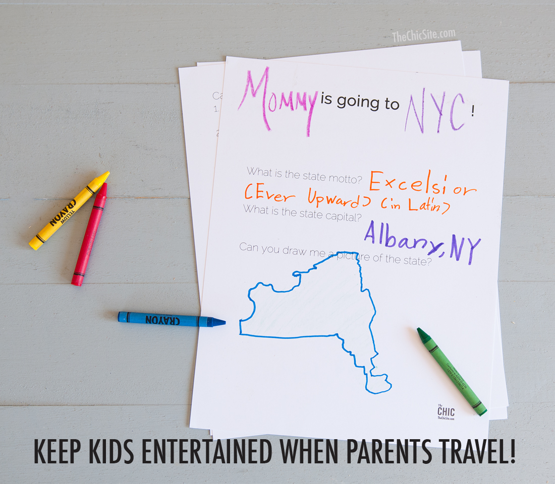Keep Kids Entertained When Parents Travel