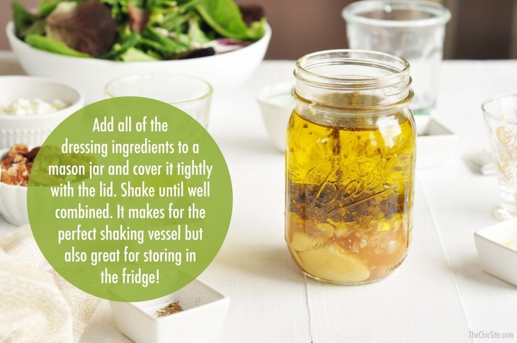 easy salad dressing tip
