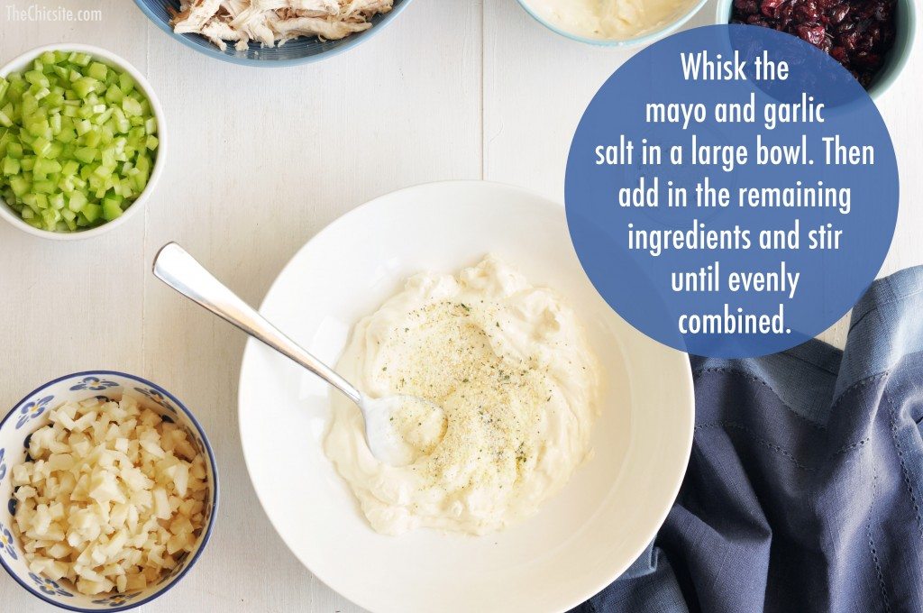 mayo and garlic salt