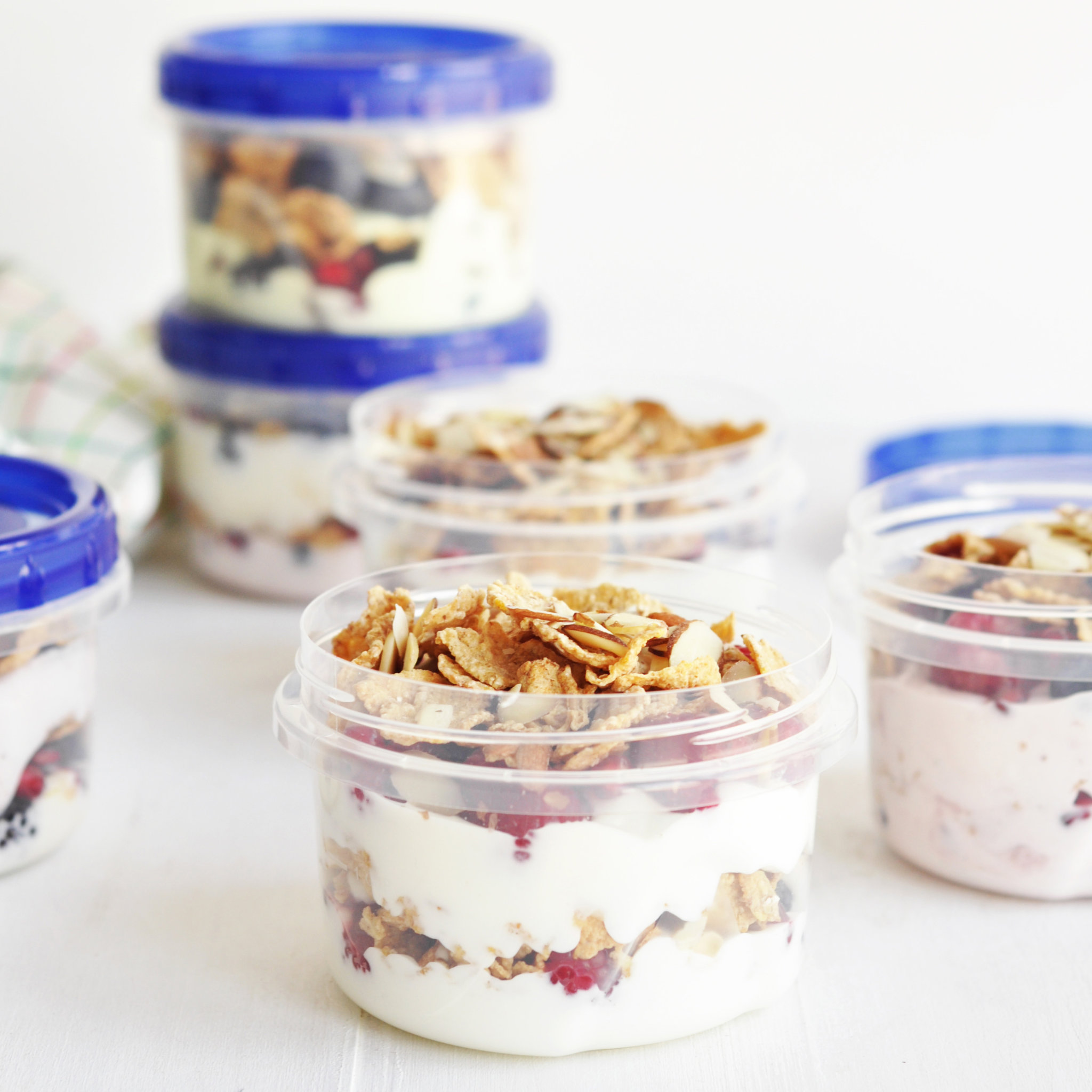 Yogurt Parfaits in a Mason Jar Are Perfect for Breakfasts on the Go