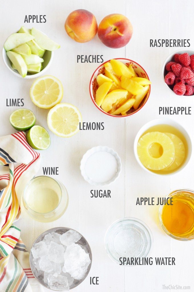 how to make white sangria