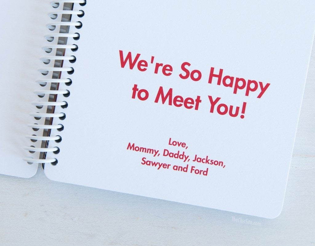 Pinhole Press Mini Book for Adopted Baby