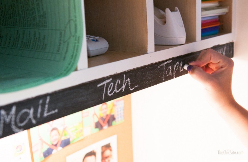 Blackboard Paint in Kitchen