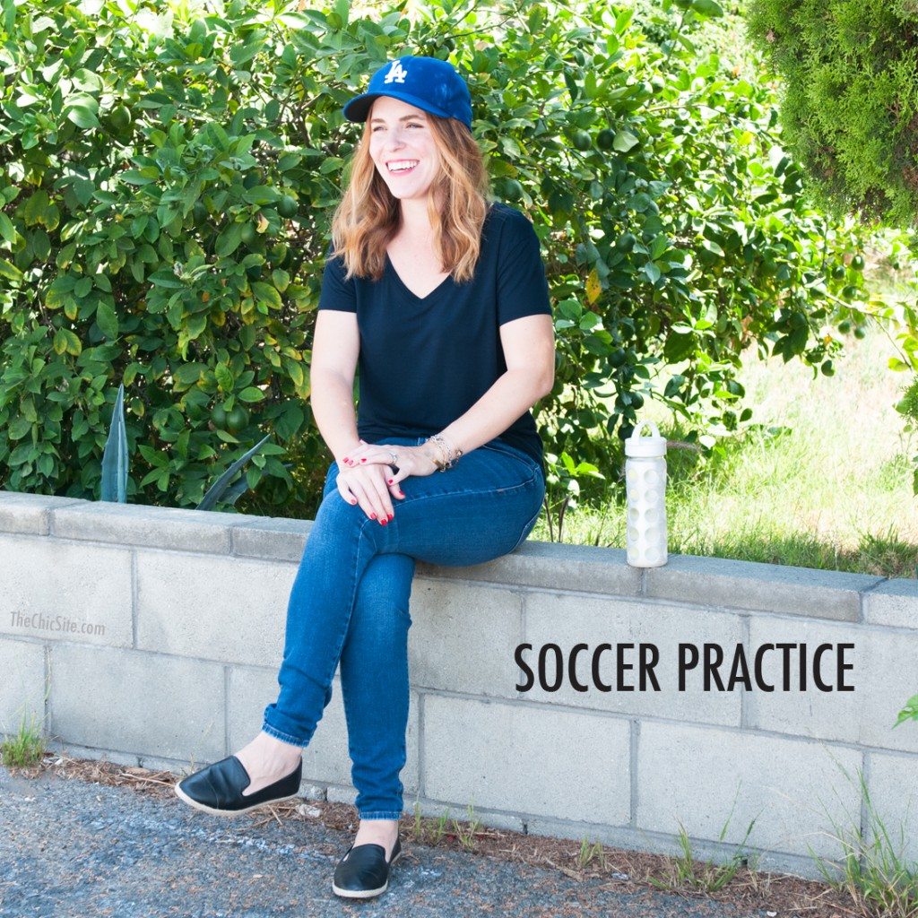 Go-To Outfit for Moms at Soccer Practice