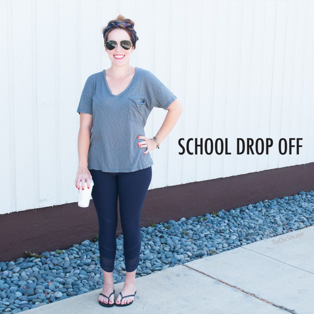 Go-To Outfit for School Drop Off