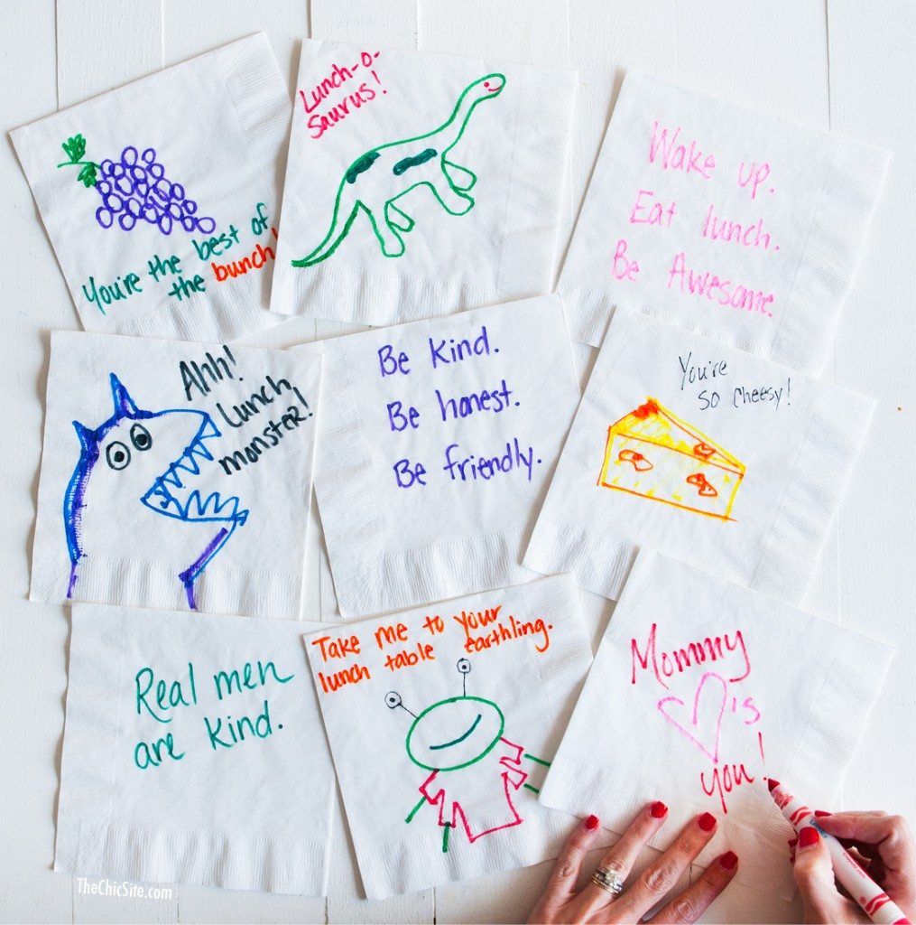 Handmade Lunchtime Notes