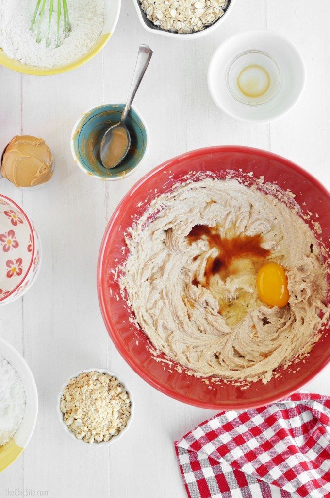 wet ingredients for cookies