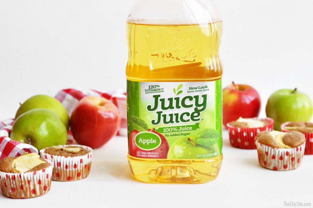 apple juice in plastic container