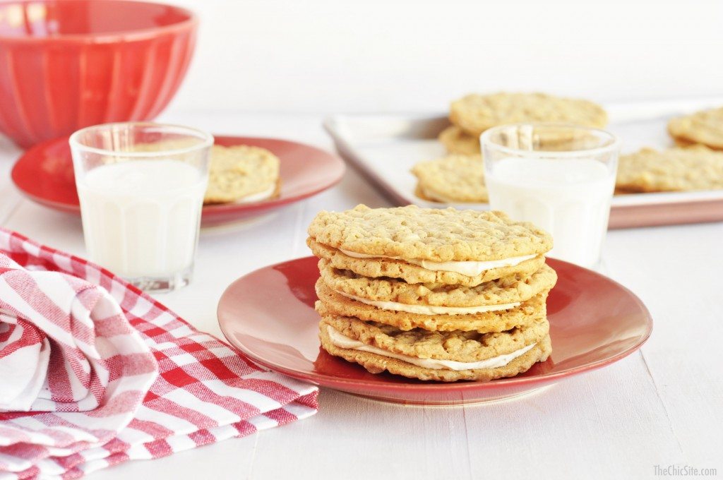 peanut butter cookie sandwiches