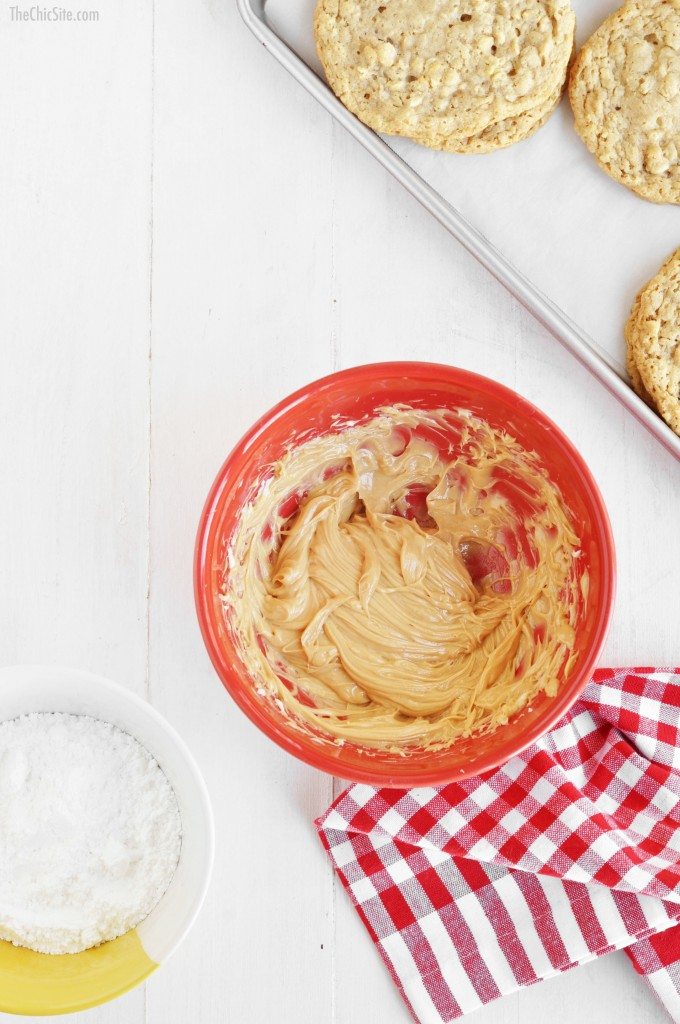 peanut butter frosting for cookies