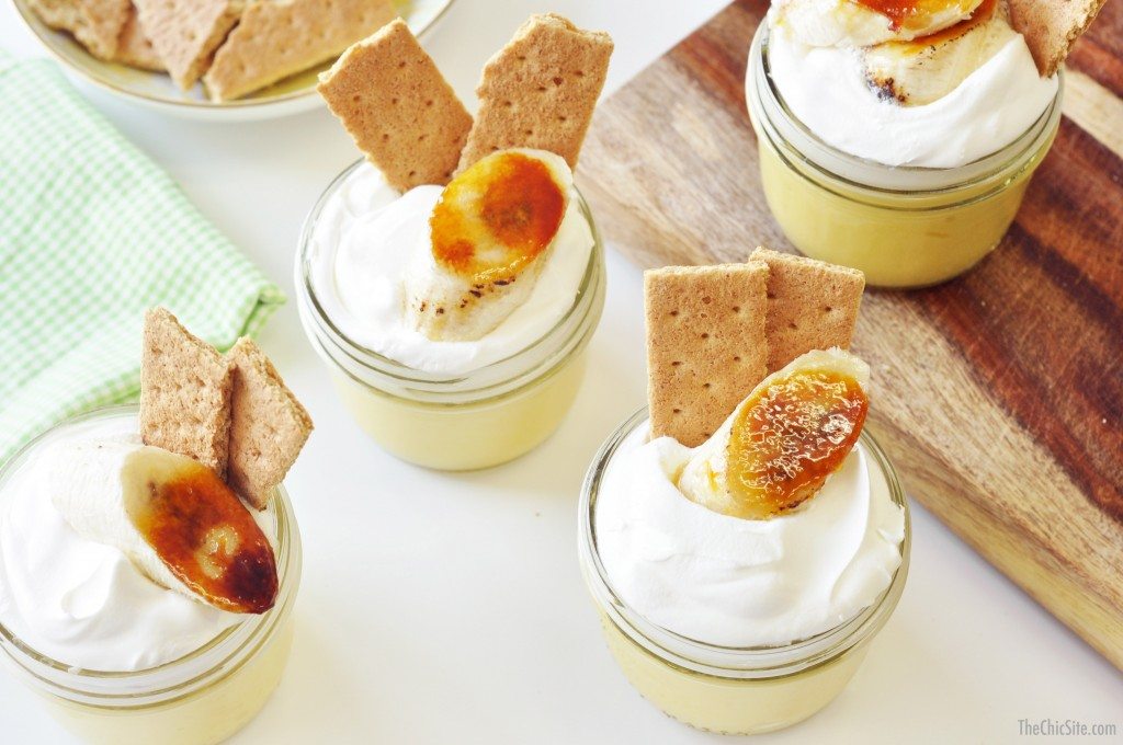 banana pudding caramelized