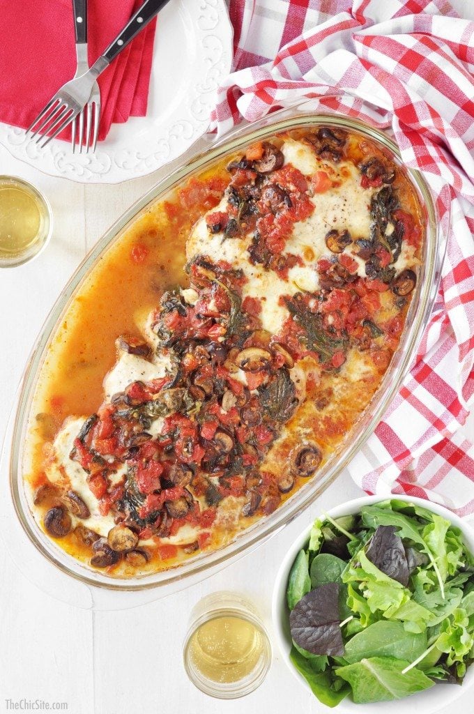 chicken and cheese bake