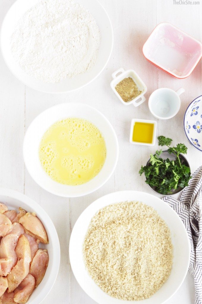 how to bread chicken