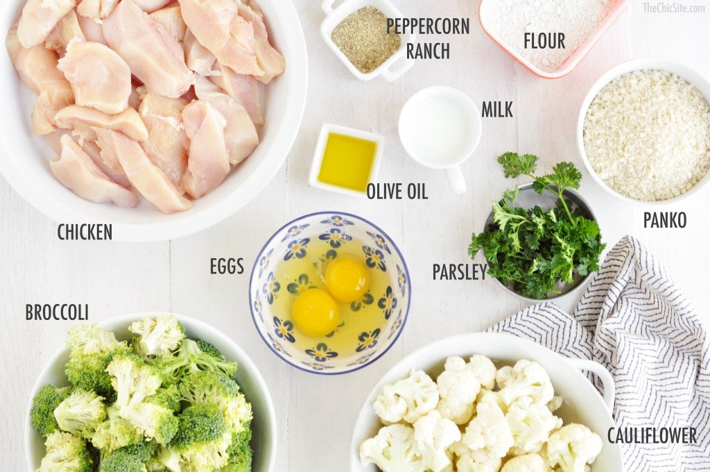ingredients for healthy oven baked chicken