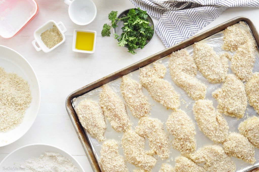 coated chicken for oven baking