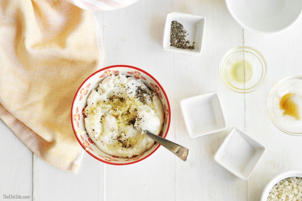 lemon garlic ricotta for veggies