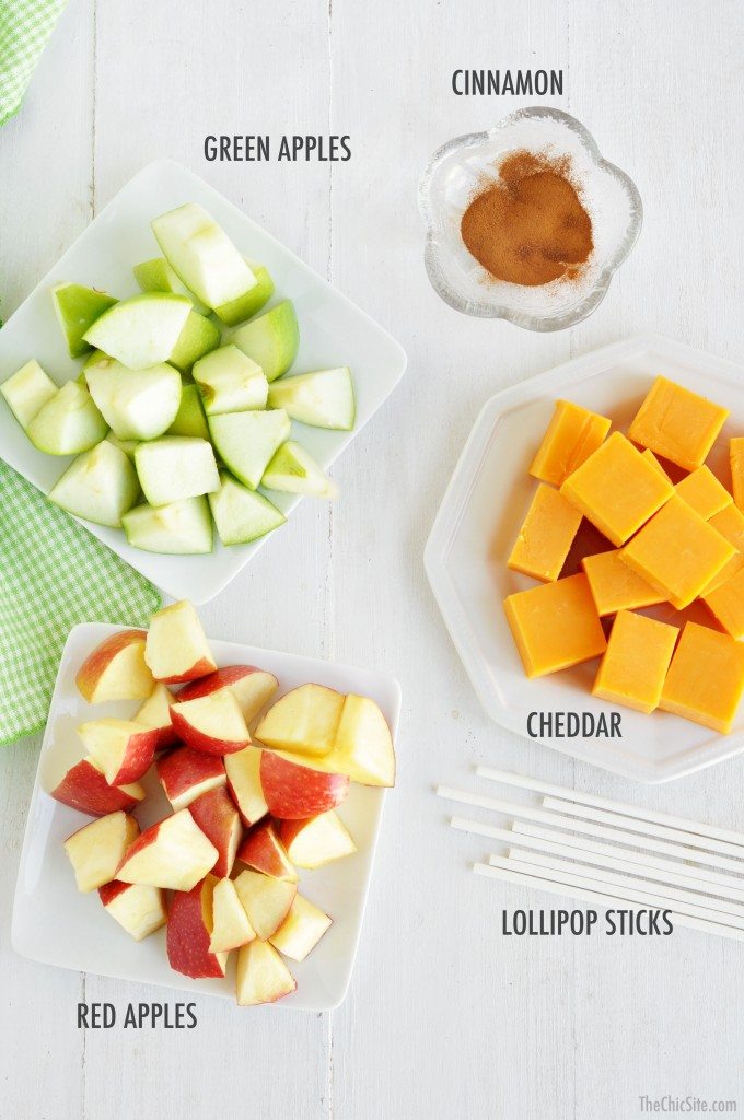 apple and cheddar kabobs