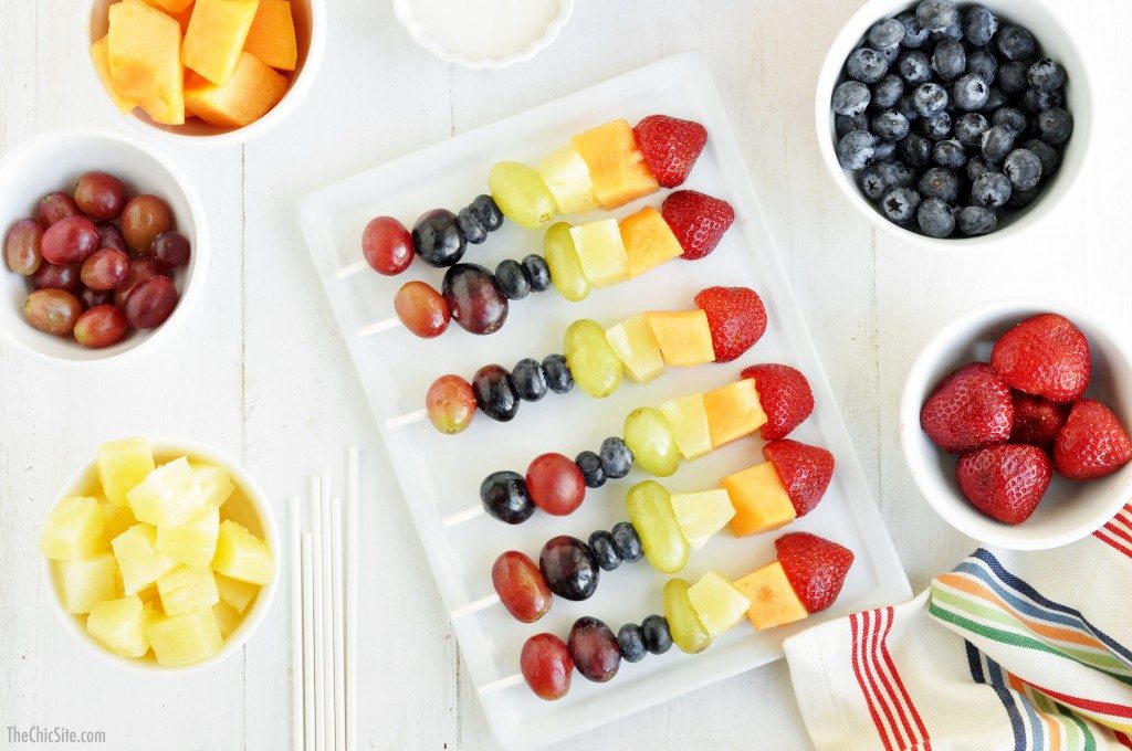 fruit kabobs