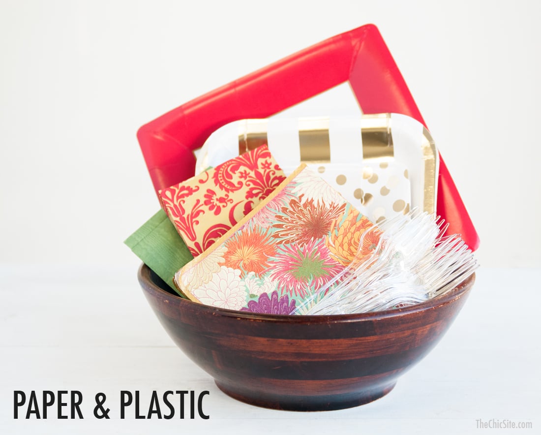 Thanksgiving Buffet Setting